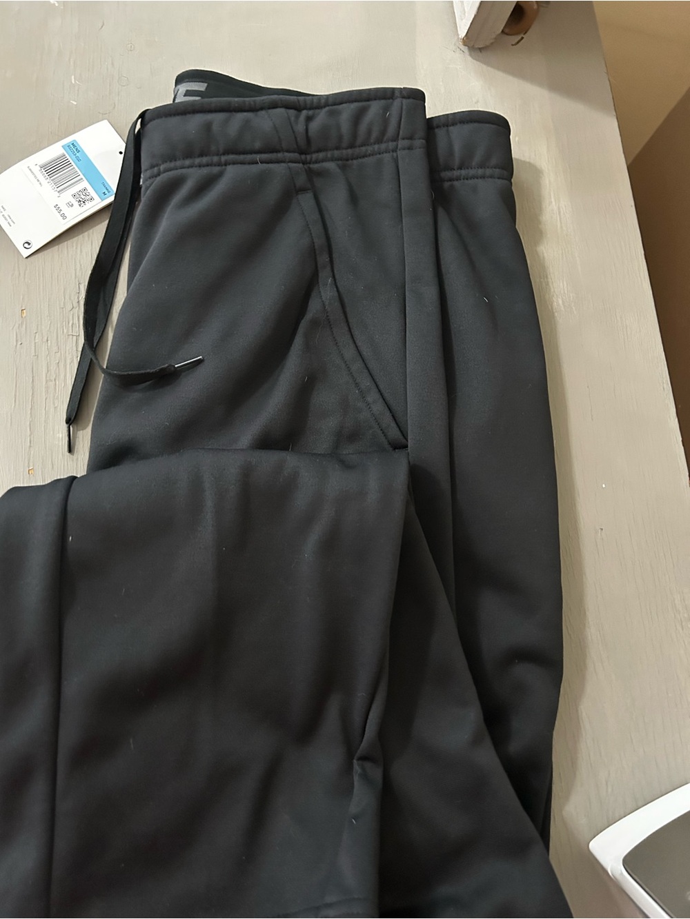 Nike Men's Black Drawstring Jogger Pants